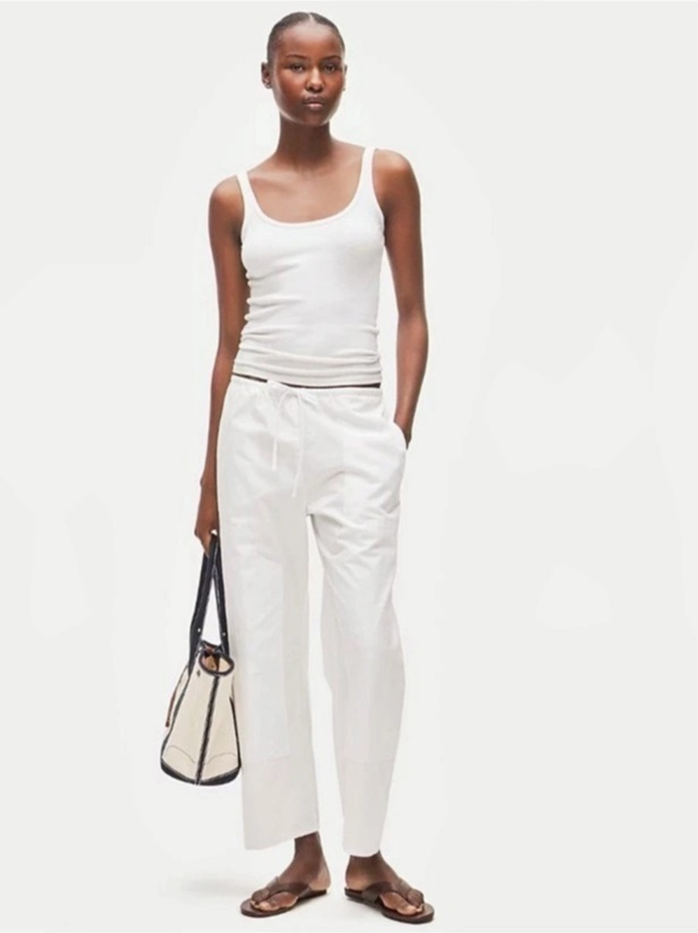 J.Crew Luna pant in cotton poplin Straight Leg Pants Extra Small